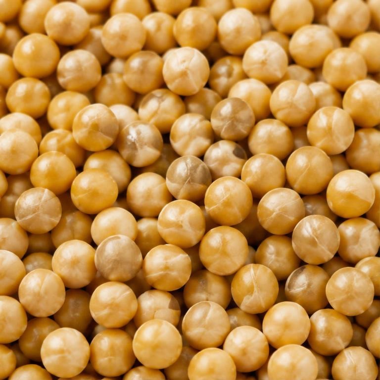 Representative dry whole golden yellow peas